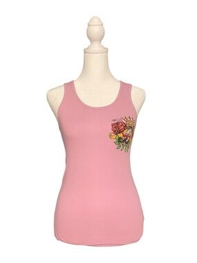 Bejeweled Tramp Stamp Style Grunge Tank Top
